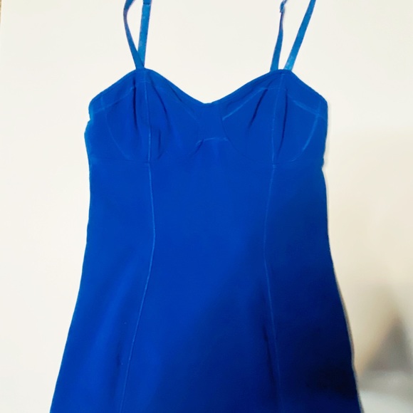 Talula Bustier Tank Aritzia Cobalt Blue - Picture 2 of 5